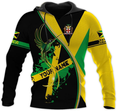 Suseaz Custom Jamaica Shirts for Women and Mens - Personalized Jamaica Flag Shirt Gift for Jamaica Men