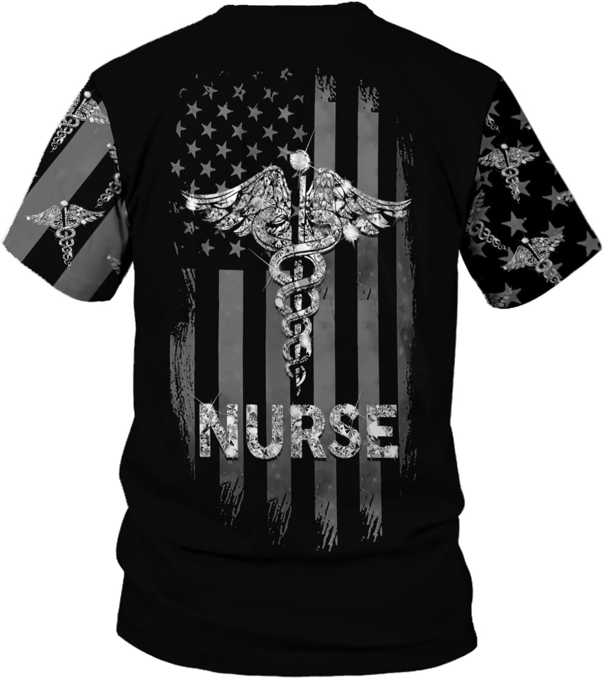 Vybonz Personalized Name Nurse Shirt, Nurse Gifts, Nurse Graduation Gifts, Funny Nurse T-Shirt Gift, Nursing Emergency Shirts