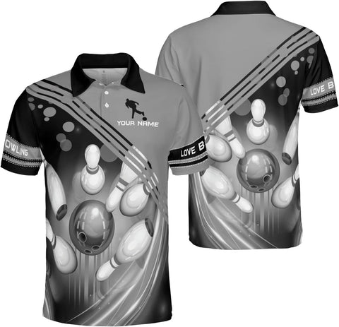 Custom Bowling Shirts, Personalized Name Bowling Shirts Unisex, Bowling Jerseys for Men & Women, Team Bowling Shirt Gift