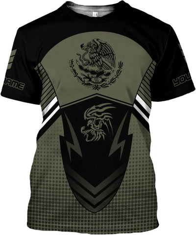 Rivelus Personalized Name Mexican Shirts for Men, Customized Mexico Shirts for Men, Mexico Shirts for Women Mexico Shirt