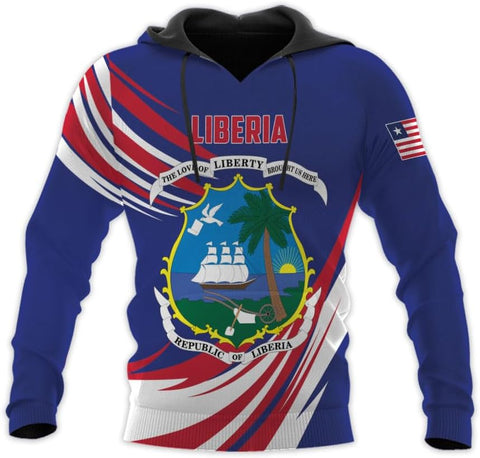 Royal Fight Personalized Liberia Shirts Liberian Pride Flag Shirt Liberia Flag Shirts Liberia Flag Gift T-Shirt for Men Women