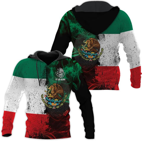 HomeDesign Custom Mexico Shirts Personalized Name Mexican 3D Flag Shirt for Men Women Aztec Unisex US Eagle Pride Camisas