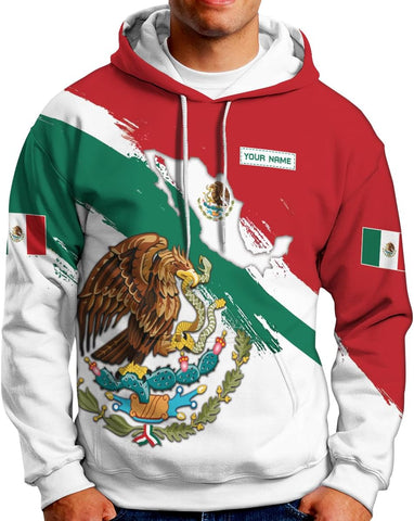 Personalized Name Mexican Shirts for Men, Customized Mexico Shirts for Men, Mexico Shirts for Women Mexico Shirt Eagle Flag