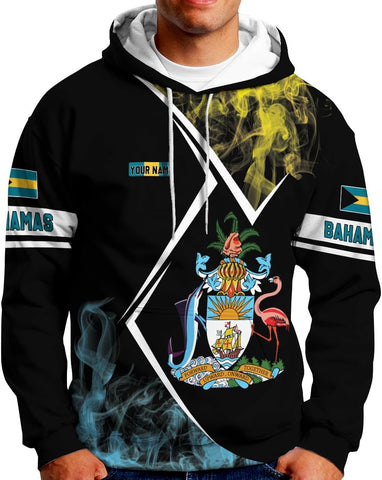 Personalized Bahamas Shirt 3D Custom Bahamas Flag Shirt for Men and Women Bahamas Pride Shirt