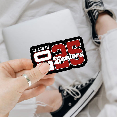 3 Pcs Class of 2025 Stickers, Class of 2025 Decorations, Graduation 2025, 2025 Senior- Stickers for Laptop Water Bottle Phone Car Window Helmet Vinyl Stickers 3 Inches (C3)