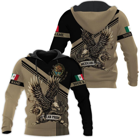 RoyalBro Personalized Mexico Shirts, Camisas De Mexico, Mexico Shirts for Men, Mexican Flag Jersey Shirt Mexico 3D Shirt