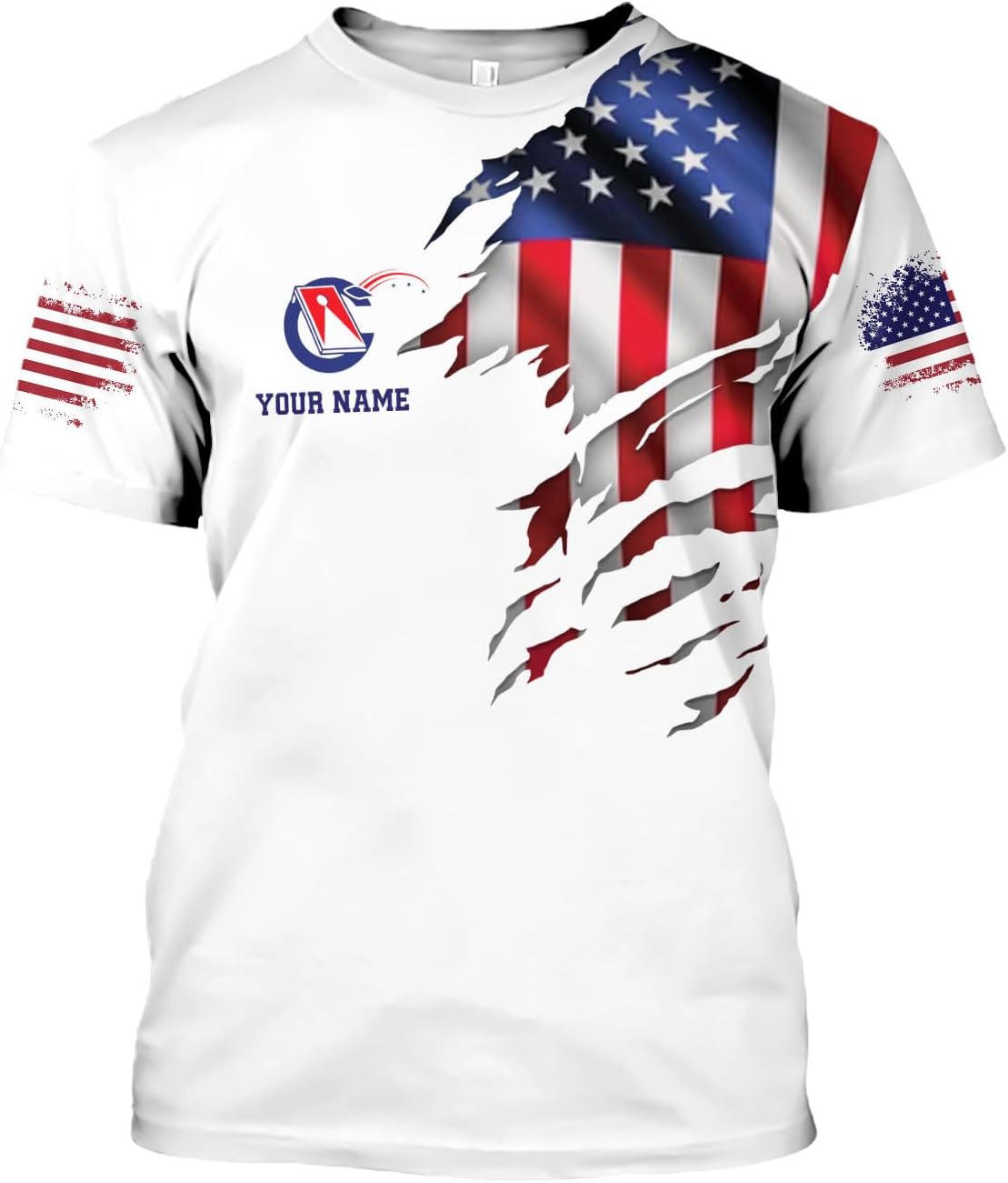 Custom 3D Cornhole T-Shirt Personalized Cornhole Team Uniform Gift for Men & Women Toss Game Board Bag Apparel