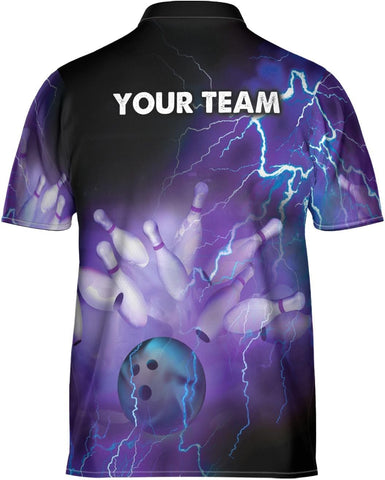 Ligthuy Personalized Bowling Jersey 3D, Bowling Shirts for Team, Bowling Shirt Unisex for Men Women, Bowling Shirts for Men