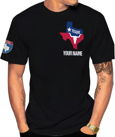 HomeDesign Personalized Name Texas Flag and Map Dont Mess with Texas Shirts 3D Unisex Shirt for Men Women Adult Size S-5XL