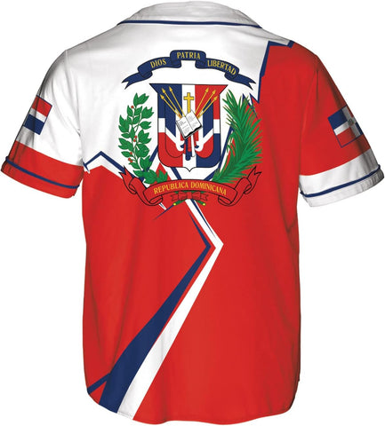 Leprints Personalized Dominican Republic Baseball Jersey Shirt,Team Name Republic Dominicana Baseball Jersey for Men,Women