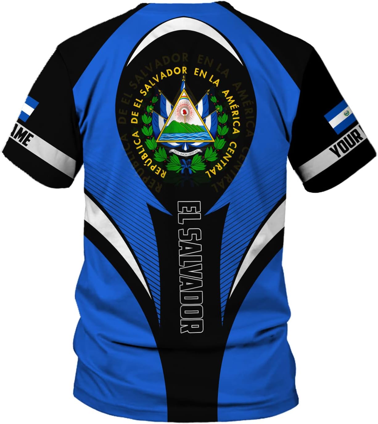 AOVL Custom El Salvador 3D Shirt for Men Camiseta De El Salvador Flag Shirt Salvadorans Pride Jersey El Salvadoreña Tshirt