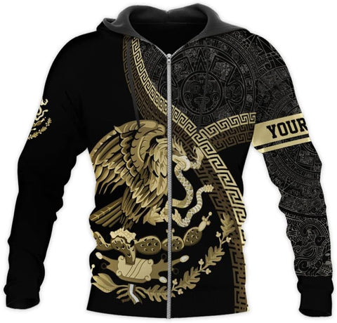 Mostprints Personalized Name Mexican Hoodie 3D, Mexican Hoodies for Men, Unisex Mexico Hoodie, Mexico Hoodies for Men