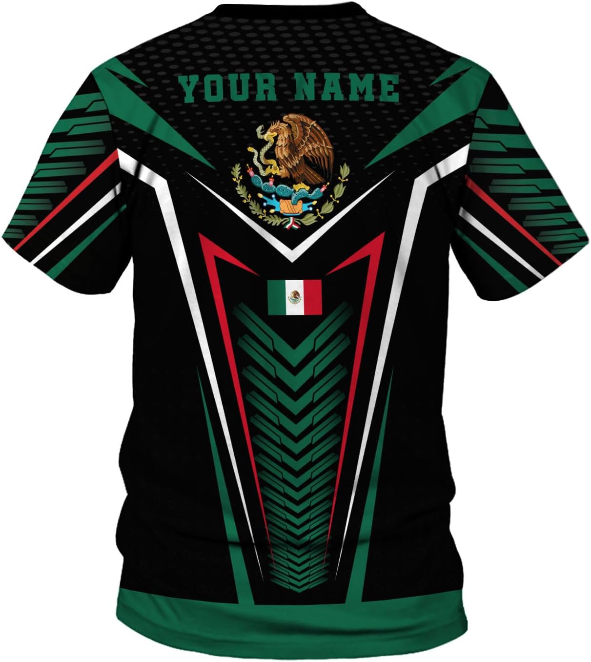 Mostprints Personalized Name Mexican Shirts for Men 3D, Customized Mexico Shirts for Men, Mexico Shirts for Women Mexico Shirt1