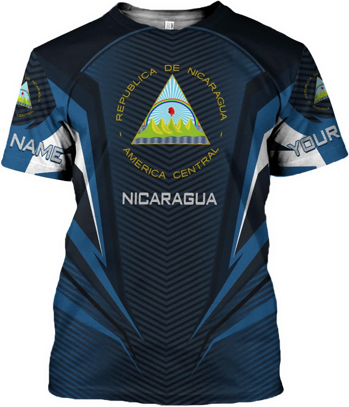 Personalized Nicaragua Shirt Custom Nicaragua Flag Lion Shirt for Men & Women Nicaraguan Camisas T-Shirt, Nicaragua Tshirt