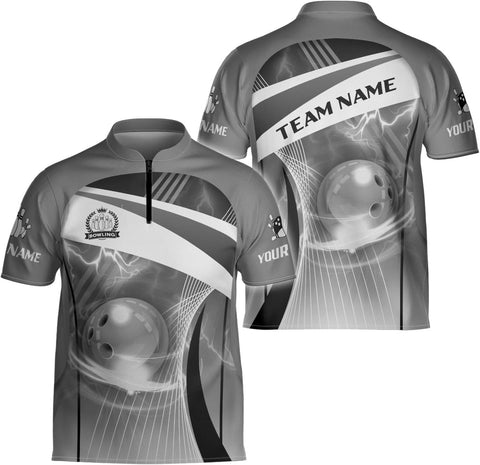 Ligthuy Personalized Bowling Jersey 3D, Bowling Shirts for Team, Bowling Shirt Unisex for Men Women, Bowling Shirts for Men 2