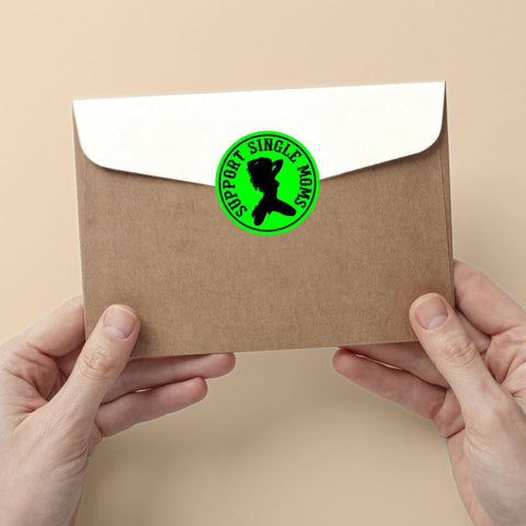 (3 Pcs) I Support Single Moms Sticker, Stripper Stickers, Dirty Hard Hat Stickers - Stickers for Laptop Water Bottle Phone Car Window Helmet Vinyl Stickers 3 Inches