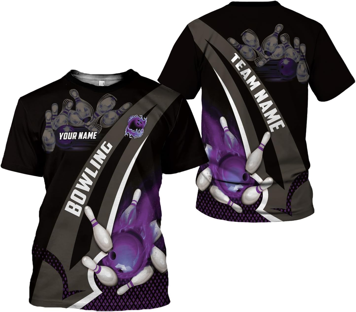 AOVL Custom Bowling Shirts for Men Bowling Shirts Bowling Shirts Unisex Bowling Jerseys for Men Custom Bowling Shirts for Men