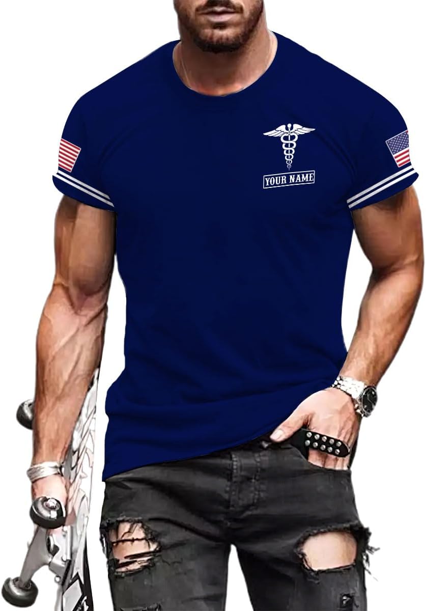 MoonArt Personalized Name Nurse Shirt Nurse Gifts Nurse Graduation Gift Funny Nurse T-Shirt Gift, Nursing Emergency Shirts