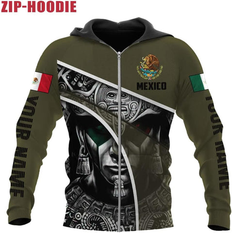 Personalized Name Camo flag Mexican Mexico Sudadera De Mexico Hombre Unisex Hoodie, T Shirt, Zip Up Hoodie, Sweatshirt For Men Women AD77