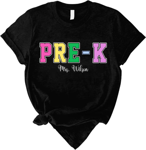Personalized Teacher Shirt, Custom Teacher Name Shirt, Teacher Shirts for Women, Teacher Gift, Gift Idea for Teacher