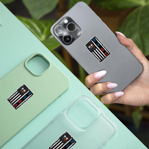 3PCS HVAC Tech American Flag 3" Sticker, Patriotic Skilled Tradesman and Contractor Humor for Heating Cooling Workers for Laptop Water Bottle Phone Case Tumbler Hard Hat