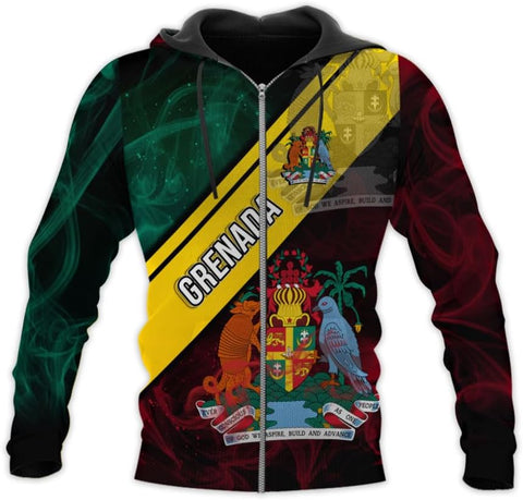 Personalized Name Grenada Shirts for Men, Grenada Shirts for Women, Proud Grenadan Shirts, Grenadian Flag Pride Shirt