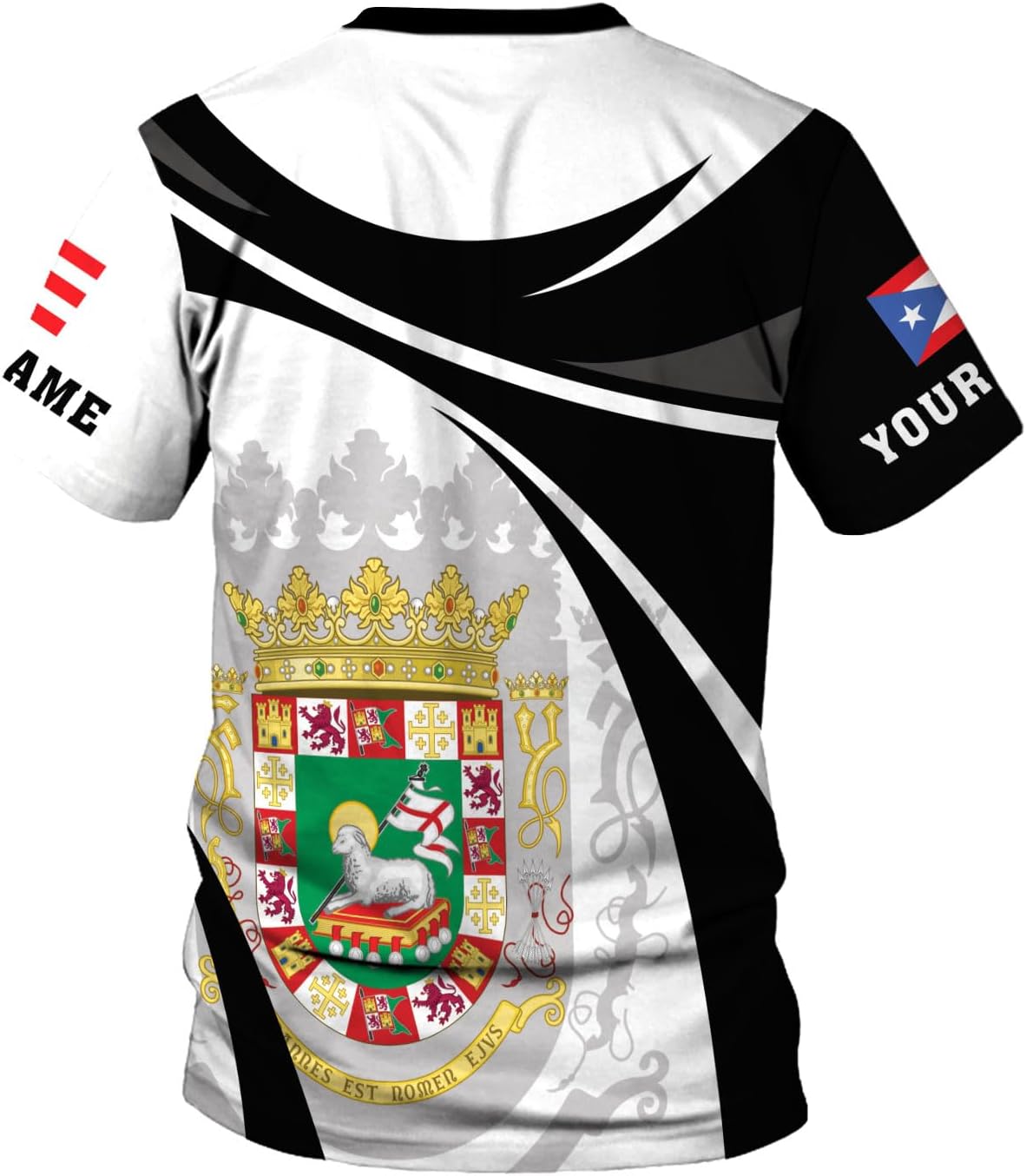Mostefy Personalized Name Puerto Rico Shirt, Customized Puerto Rico Shirts for Men and Women, Puerto Rico Flag T-Shirt3