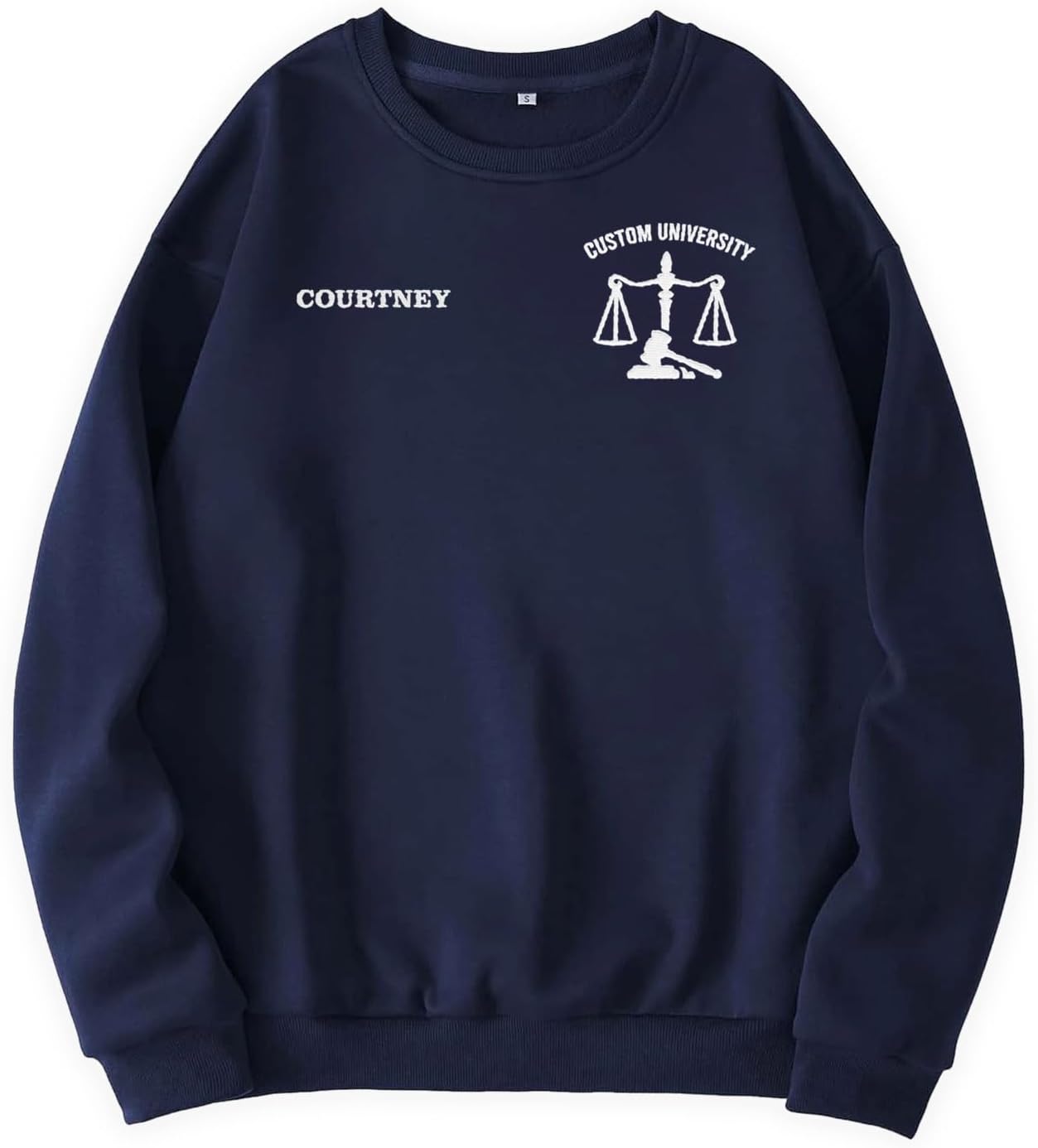 Suseaz Embroidered Lawyer Sweatshirt, Lawyers Tshirt, Law Student Shirt, Law School Graduate Gift For Attorney Sweatshirt Tee