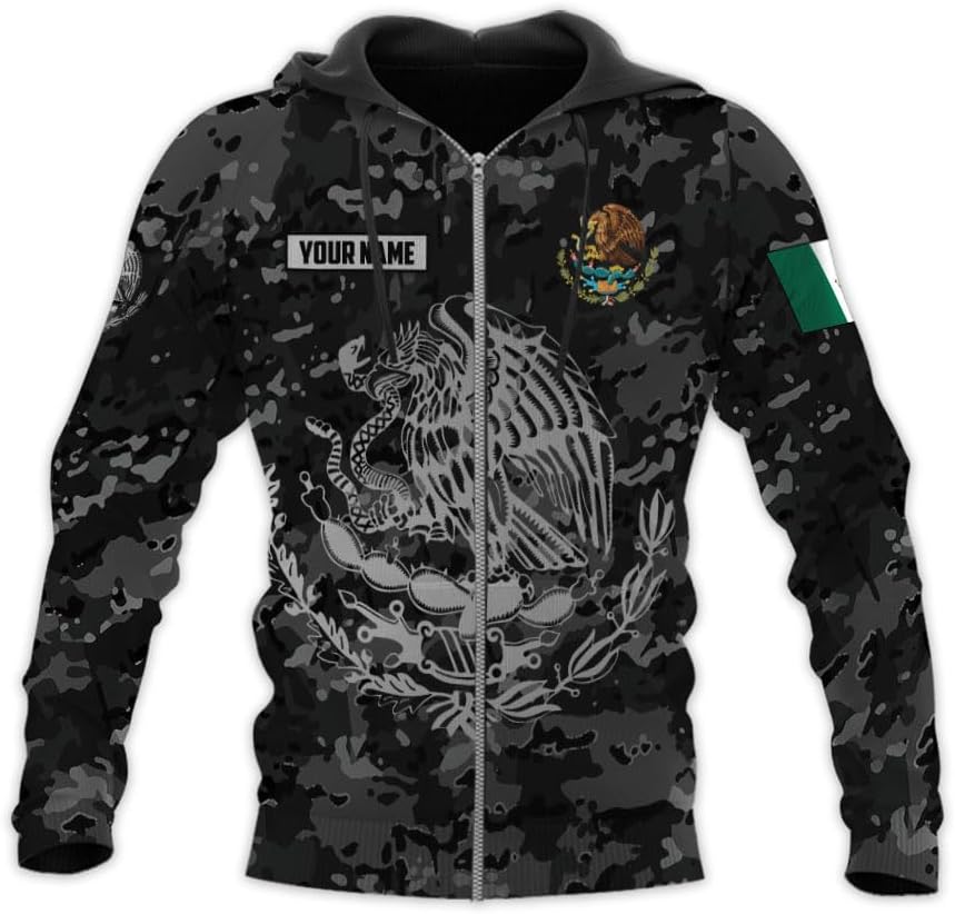 RoyalBro Personalized Mexico Shirts, Camisas De Mexico, Mexico Shirts for Men, Mexican Flag Jersey Shirt Mexico 3D Shirt