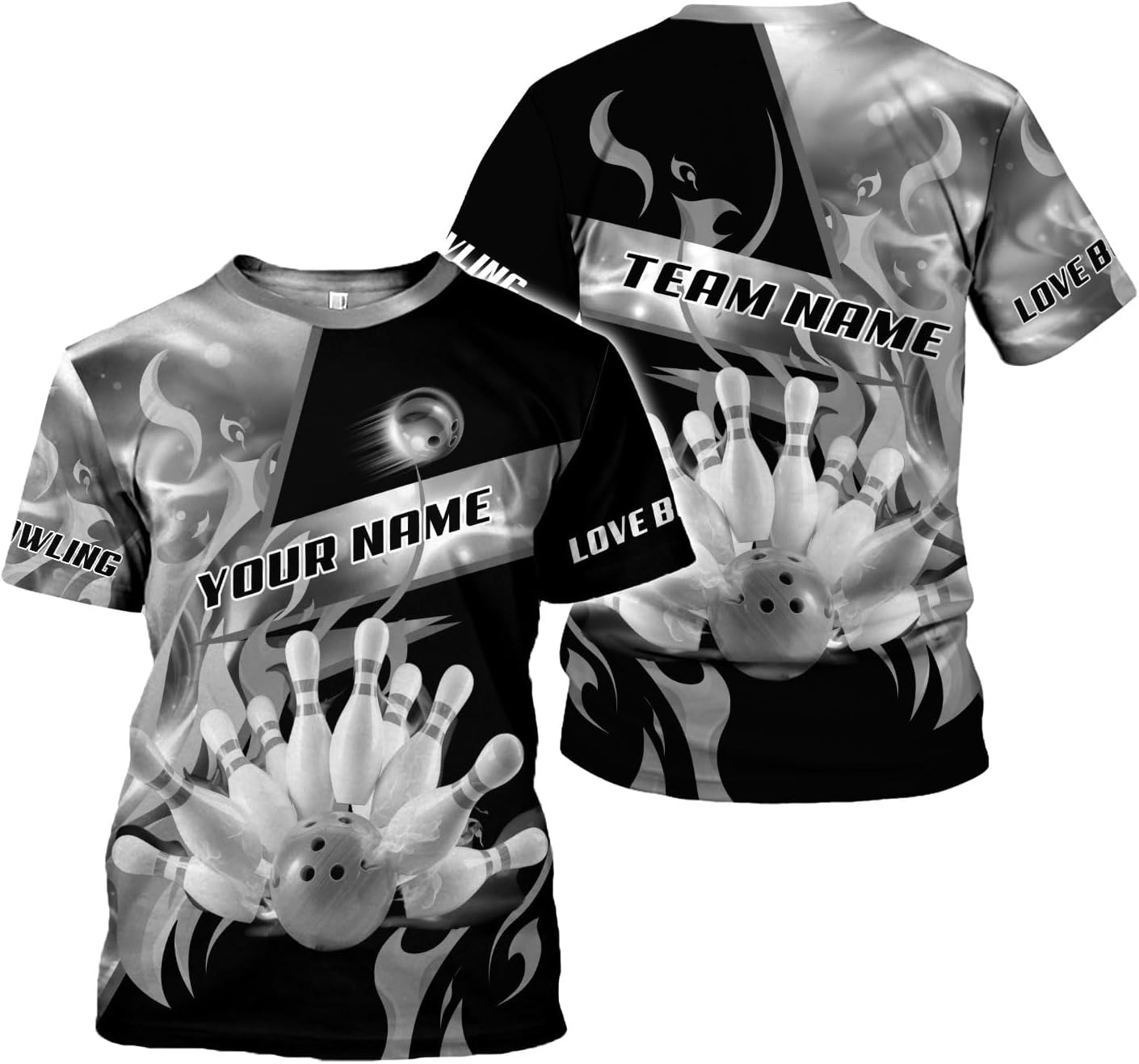 Mostprints Custom 3D Bowling Shirts Personalized for Men and Women - Unique Team Shirt & Gifts for Bowling Lovers
