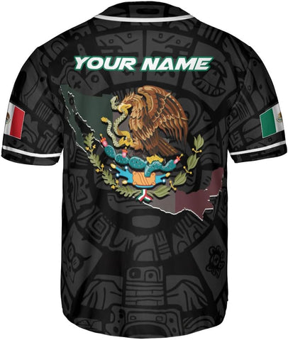 Mostprints Custom Mexico Baseball Jerseys Mexican Eagle & Flag Shirt for Teams, Mexico Shirts for Men & Women Size S-5XL