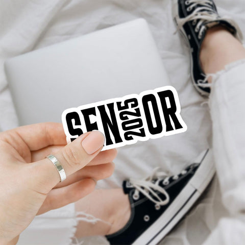 3 Pcs Senior 2025 Stickers, Senior Stickers, Senior Car Decorations Class of 2025, Senior Year 2025 - Stickers for Laptop Water Bottle Phone Car Window Helmet Vinyl Stickers 3 Inches