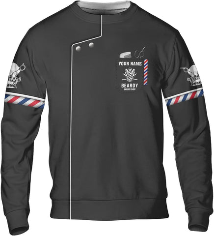 Personalized Barber Shirts Unisex All Over Printed Sportwear Hoodie, T Shirt, Zip Hoodie, Sweatshirt for Men Women