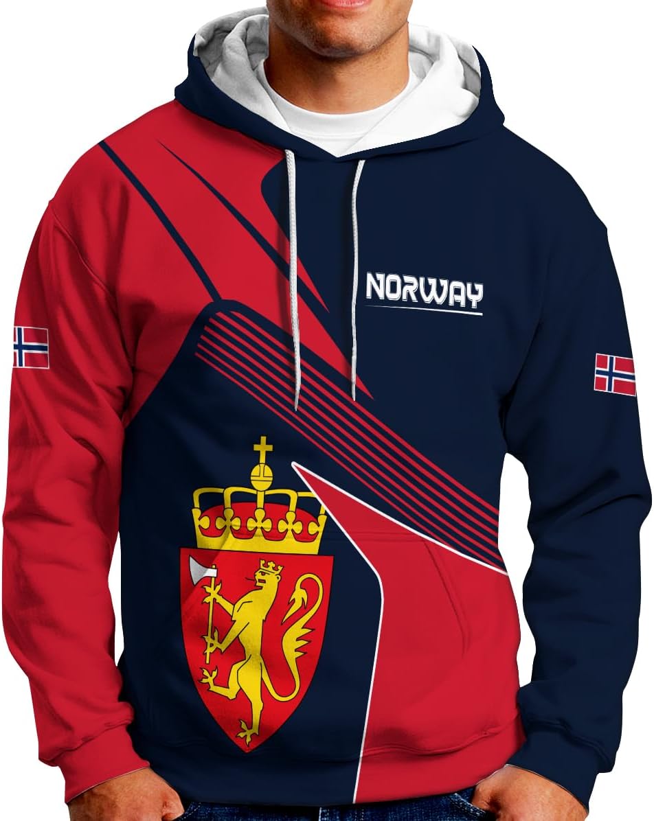 Riveprints Personalized Norway Shirts, Norway Flag Pride T-Shirt, Norwegian Shirt for Men, Norway Short Sleeves T-Shirt S-5XL
