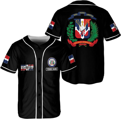 Custom Dominican Jersey for Men Dominican Baseball Jersey Dominican Baseball Jersey Dominicana Shirt Dominican Flag Jersey