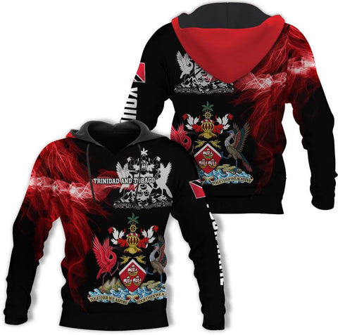 Personalized Trinidad & Tobago Shirts Trinidad and Tobago Coat of Arms Flag 3D Shirts Trinidad Pride Independence