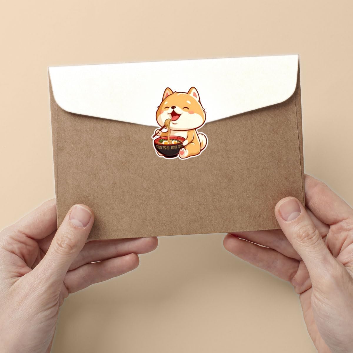(3pcs) Shiba Inu Stickers, Shiba Inu Ramen Noodles Asian Sticker, Giant Asian Sticker- Stickers for Laptop Water Bottle Phone Car Window Helmet Vinyl Stickers 3 Inches