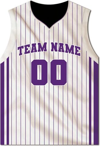 mostprints Personalized Basketball Custom Team Name Number Logo Reversible Jerseys Sport Shirt for Men Women Youth Uniform