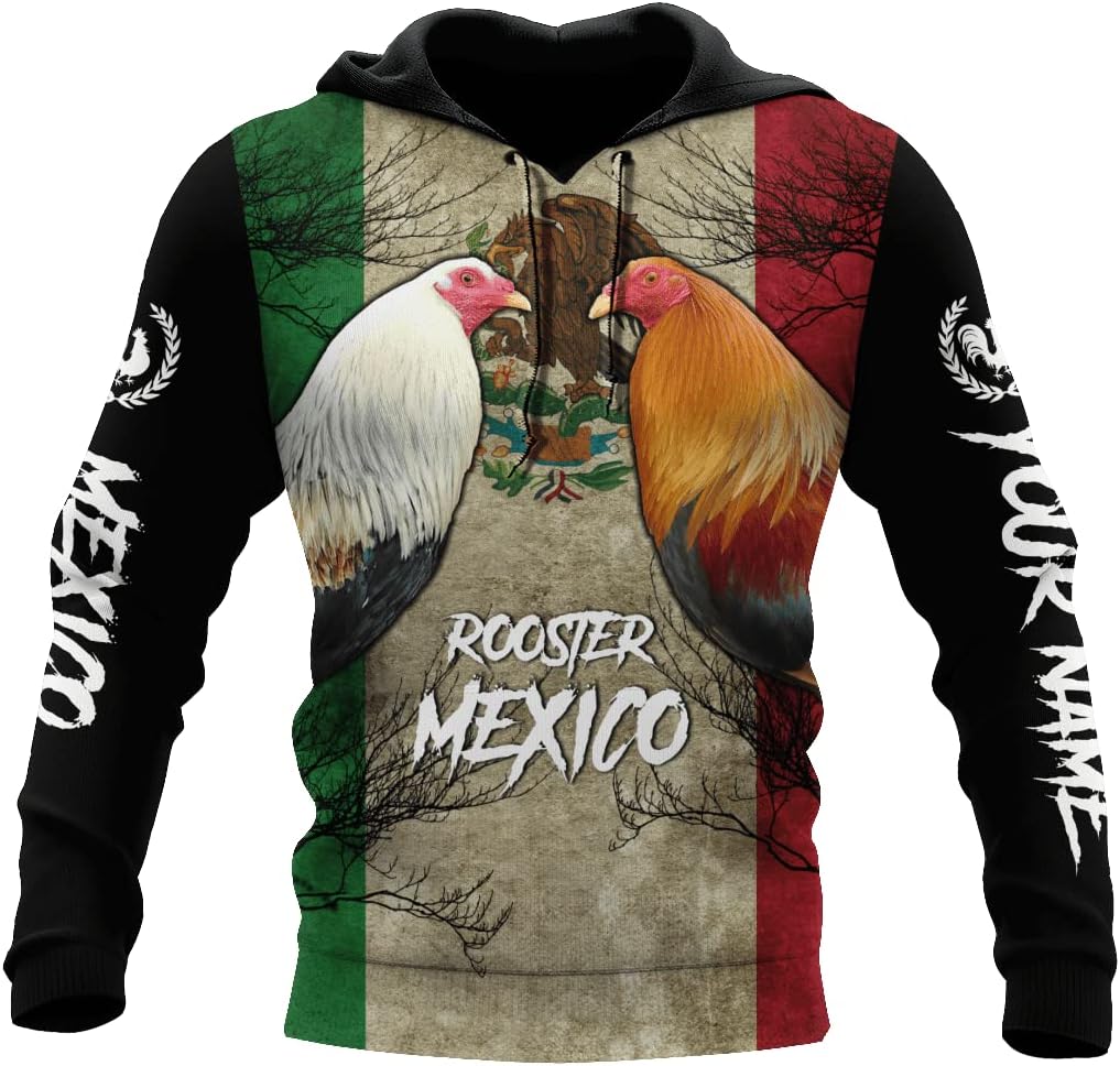 Personalized Rooster 3D gamefowl hoodies for men, mexican hoodie, rottweiler,fighting rooster redbull batalla de los gallos Unisex Hoodie, T Shirt, Zip Up Hoodie, Sweatshirt For Men Women HD612