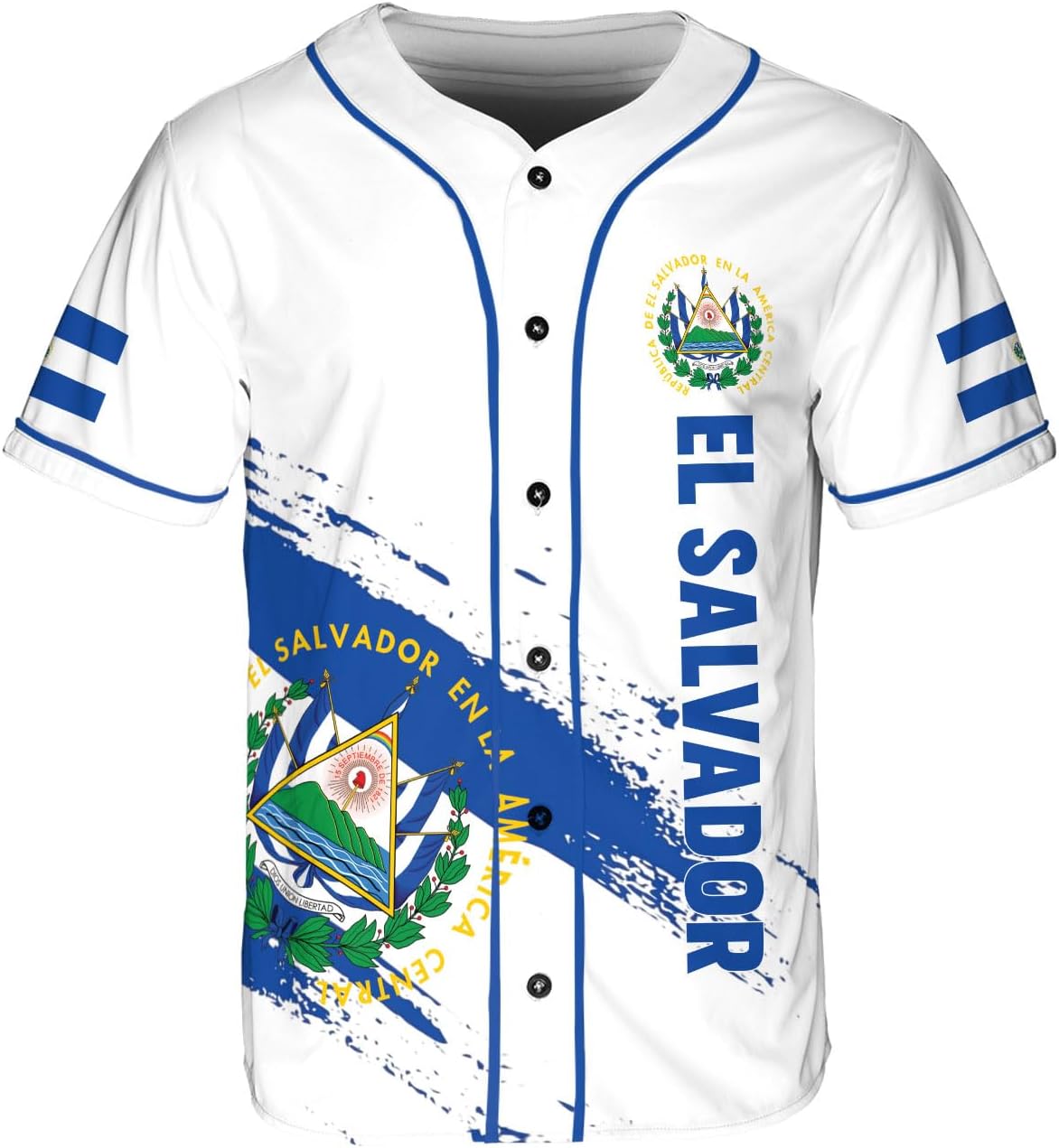 Parvii Personalized El Salvador Baseball Jersey - Proud El Salvador Shirt for Men