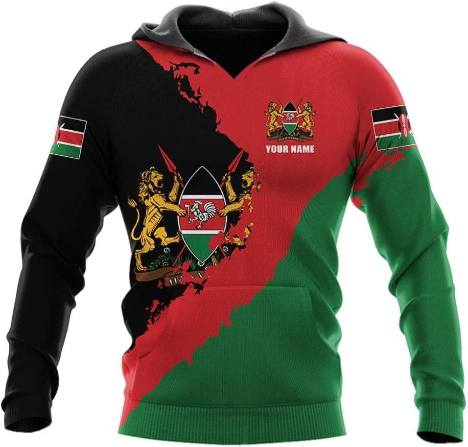 Personalized Kenya Flag 3D Shirts - Kenyan Pride Gift