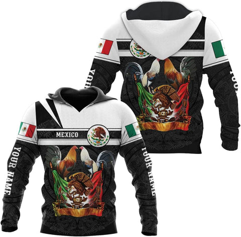 Mostefy Personalized Name Mexican Shirts for Men 3D, Rooster Mexico Shirts for Men, Mexico Shirt Eagle Flag Mexican Eagle (US, Alpha, Small, 5X-Large, Regular, Regular, Multi 14)
