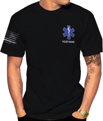 Personalized Name Uniform Emergency Medical Technician T-Shirt, Paramedic Shirt, EMT Shirt, EMT T Shirt for Men & Woman