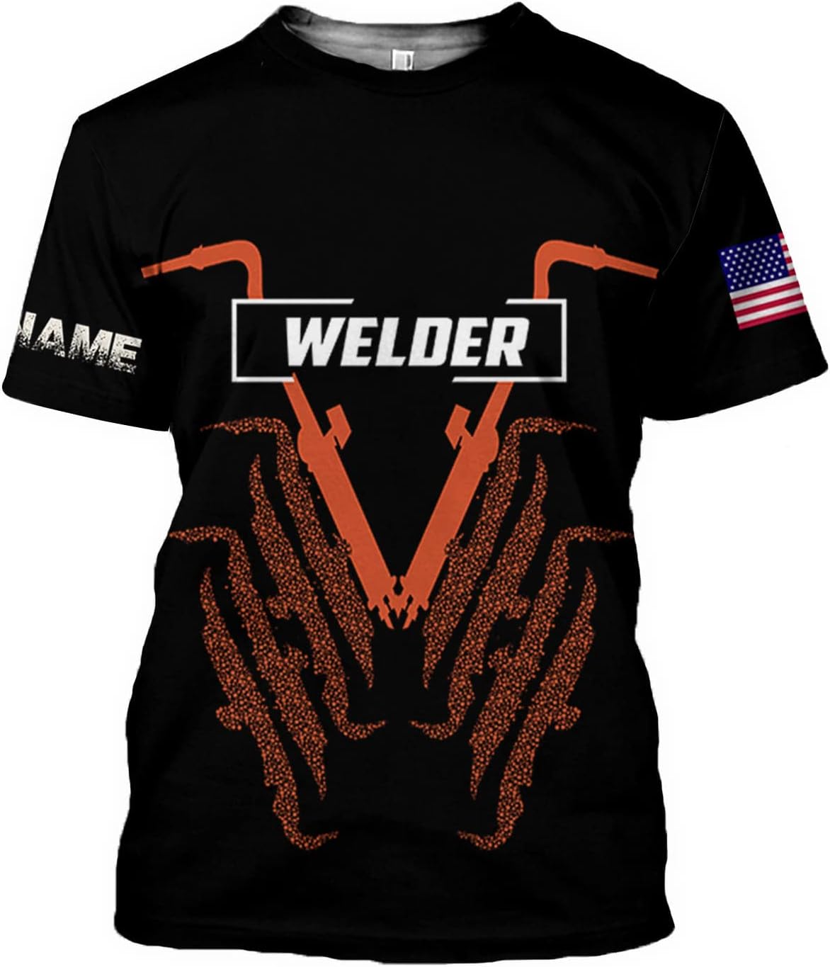 Personalized Welder Shirt Custom Welder Shirts Welding 3D T Shirts Welder Tshirt for Men and Women