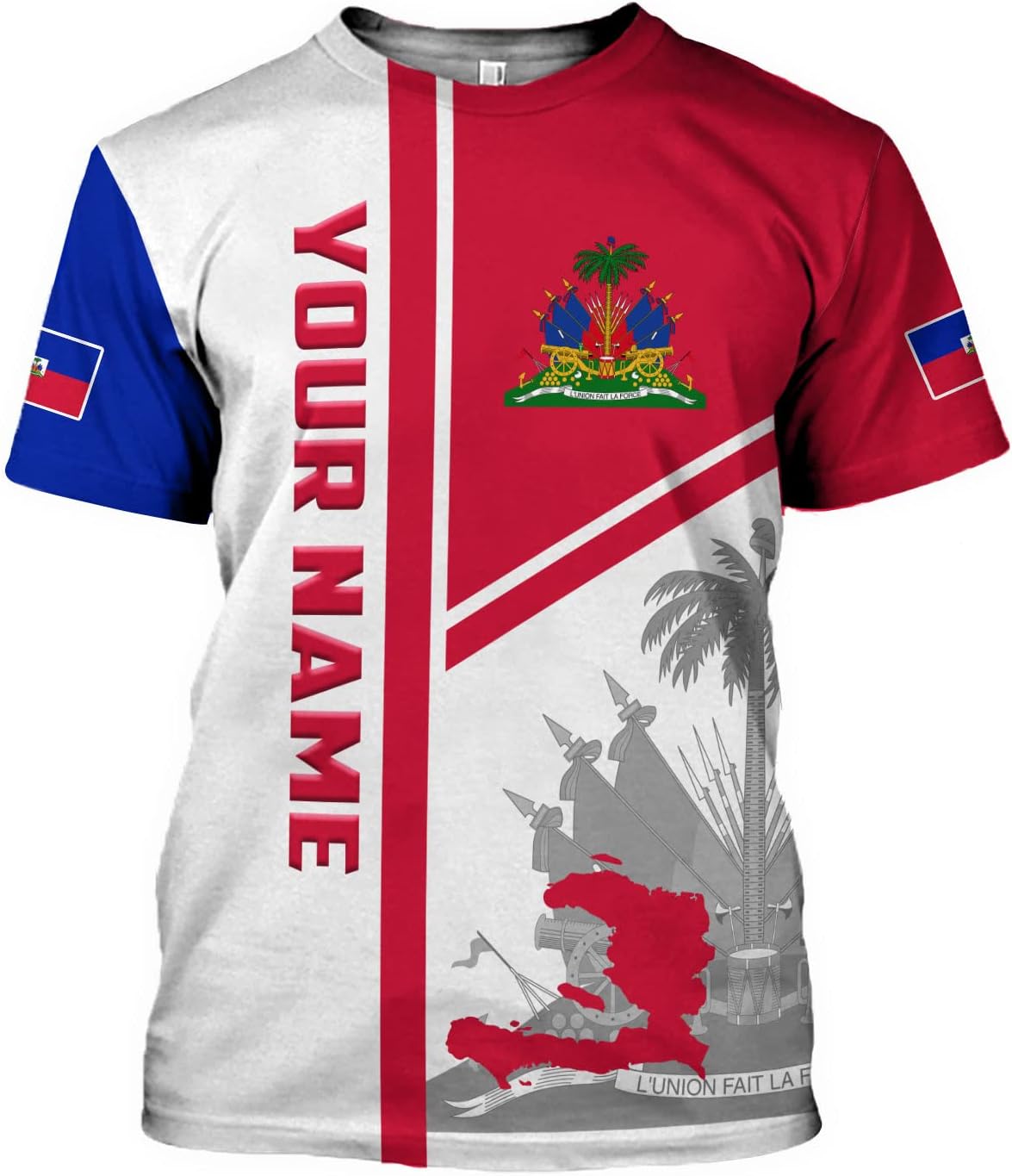Personalized Haiti Shirt, Haitians Flag Pride Shirt, Haiti Shirts for Men & Women, Haitian Pride Tshirt, Haitian Flag Shirt