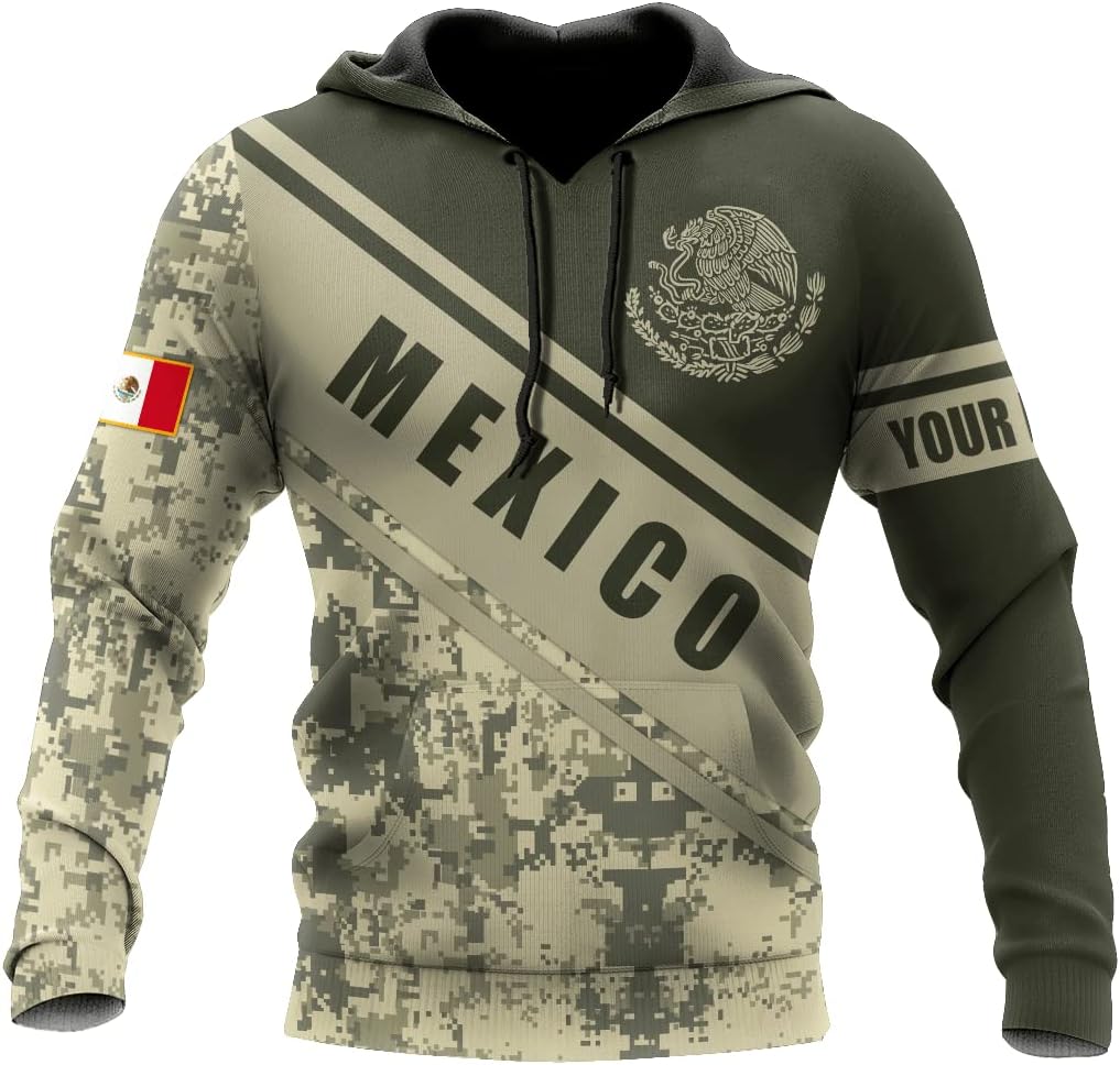 Mostefy Personalized Name Mexican Hoodie 3D, Customized Mexican Hoodies for Men, Unisex Mexico Hoodie 3D, Mexico Hoodies for Men, Mexico Flag Gift for Women, T Shirt, Zip Up Hoodie, Sweatshirt HDM104