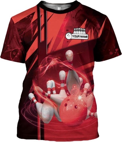 Intenprints Personalized Bowling Shirt Custom Bowling Shirts Bowling Gift Bowling Shirts for Women & Men Bowling Shirt Team