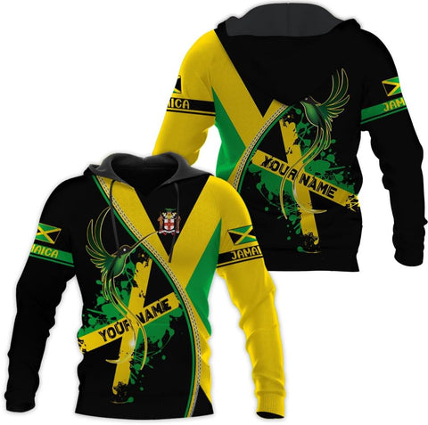 Suseaz Custom Jamaica Shirts for Women and Mens - Personalized Jamaica Flag Shirt Gift for Jamaica Men