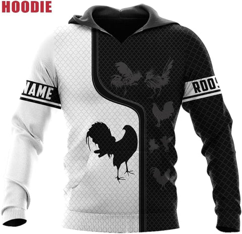 Mostprints Personalized Name Rooster Shirt 3D, Rooster Shirts for Men, Chicken tshirts shirts for women, Funny Chicken shirts