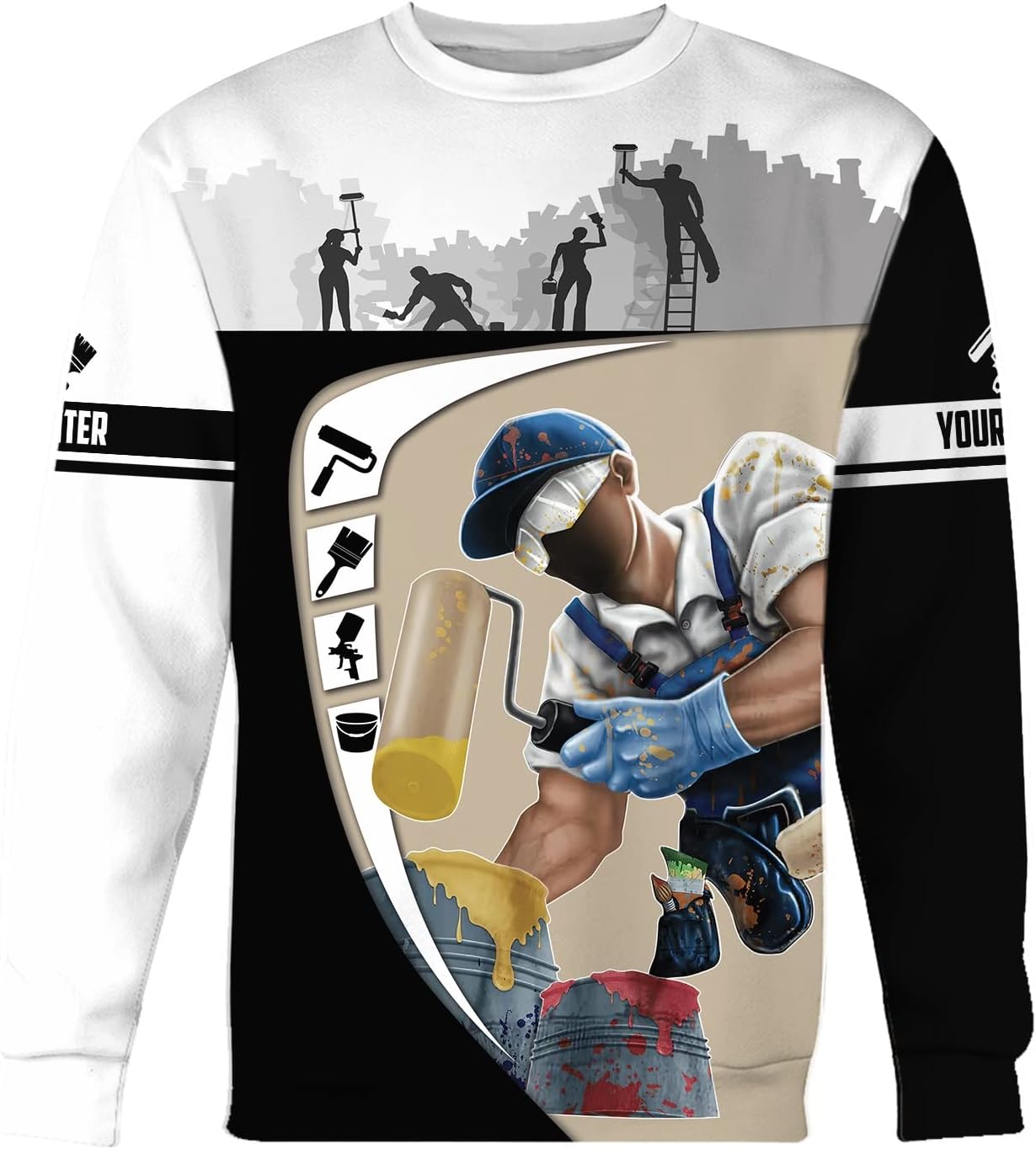 Personalized Name Painter Unisex Shirts 3D All Over Printed Sportwear Hoodie, TShirt, Zip Hoodie, Sweatshirt For Men Women